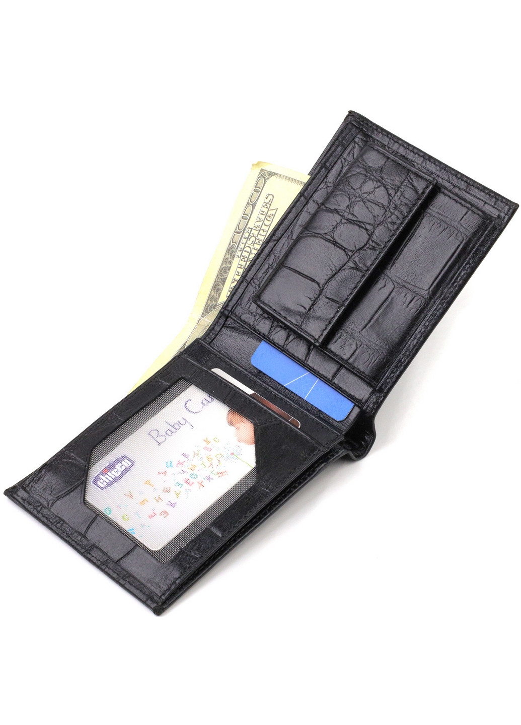 Шкіряний гаманець чоловічий 12х9, 7х1 см Canpellini (259961908)