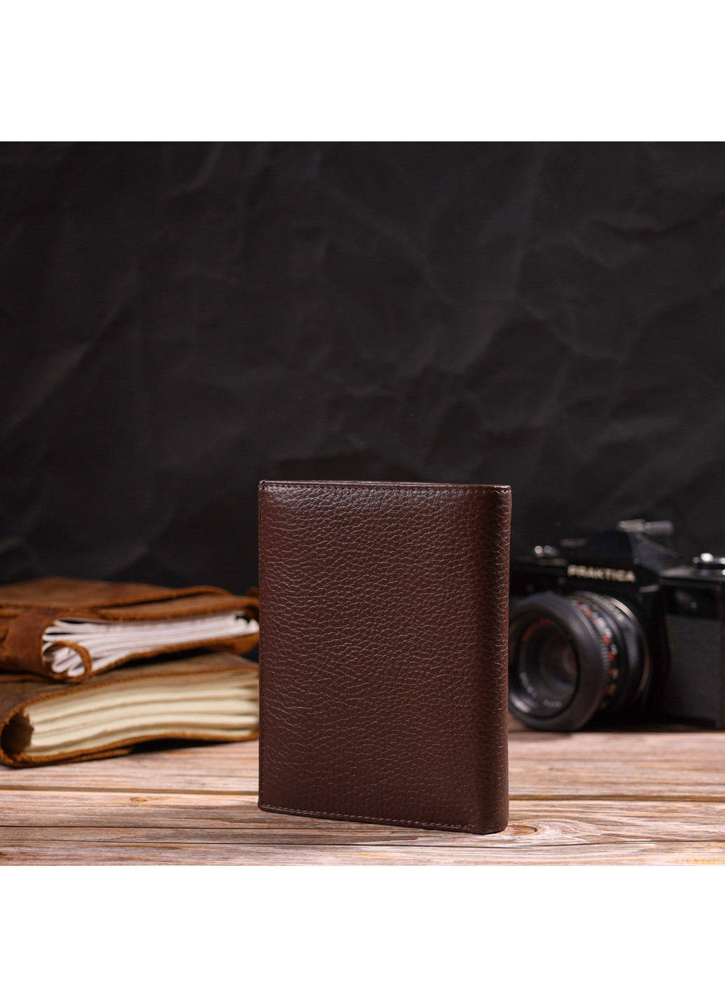 Шкіряний гаманець чоловічий 10х13х1 см Canpellini (259961696)