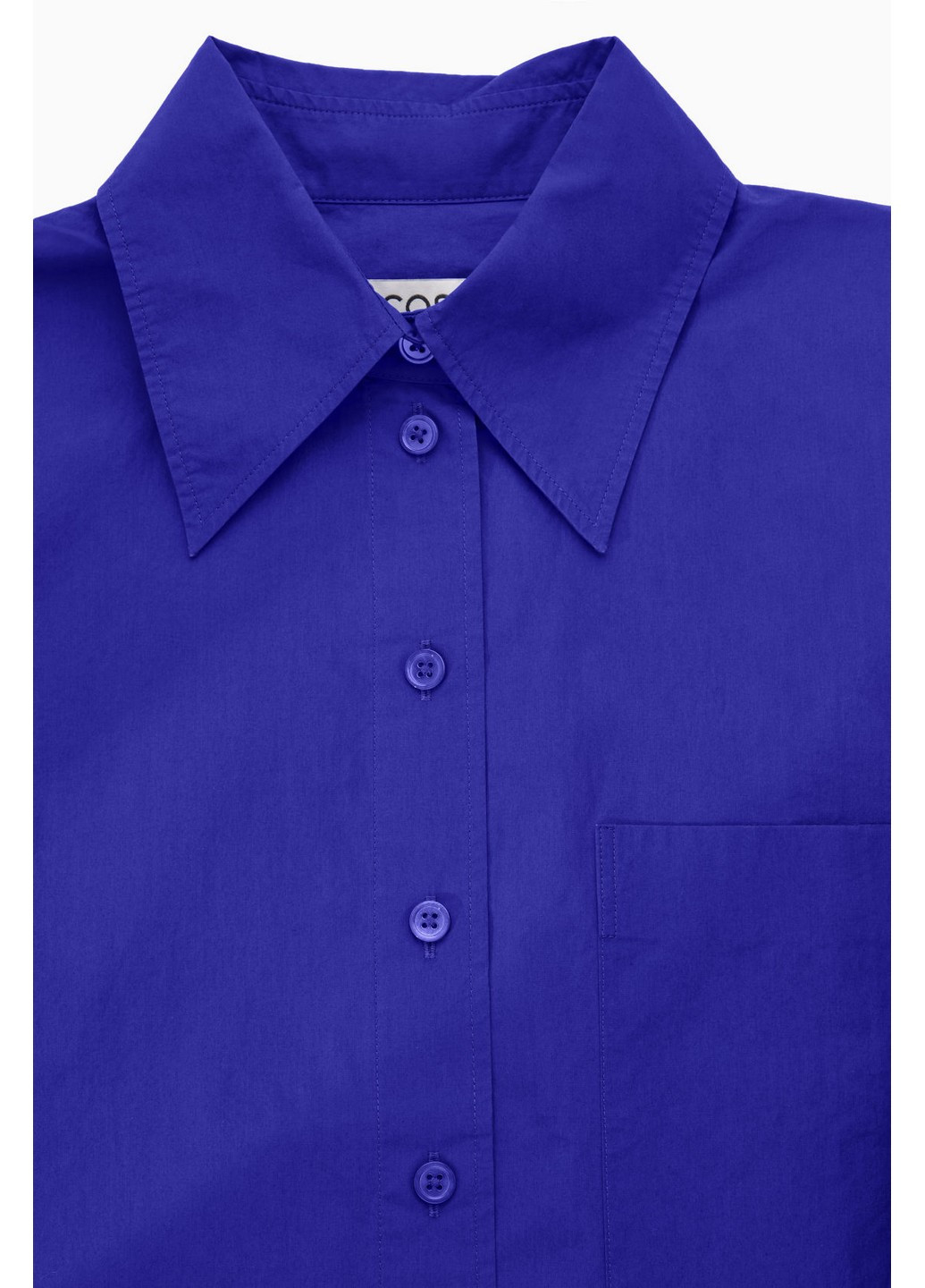 Синяя рубашка Cos