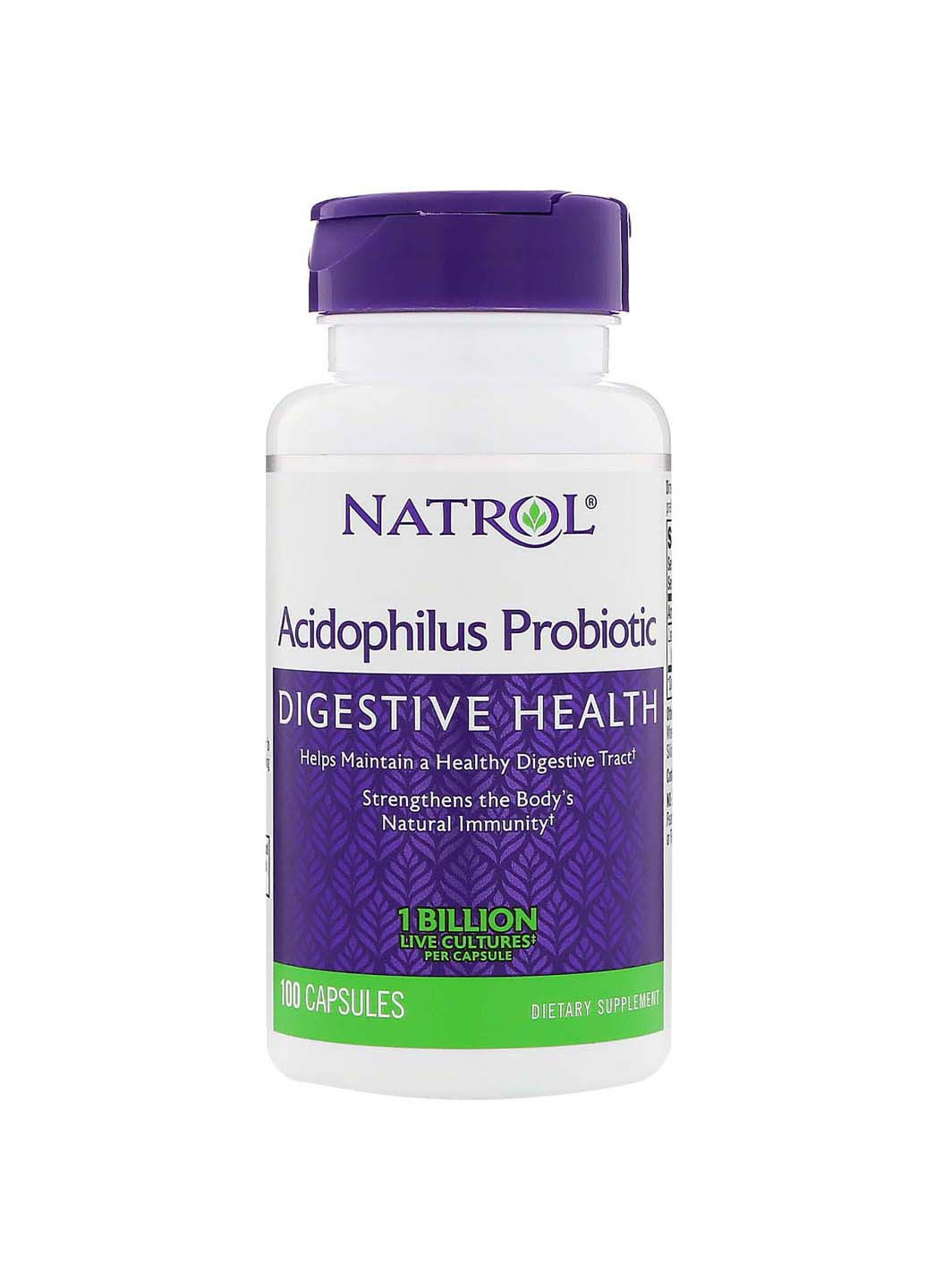 Пробиотики Acidophilus Probiotic 1 млрд 100 капсул Natrol (260008272)