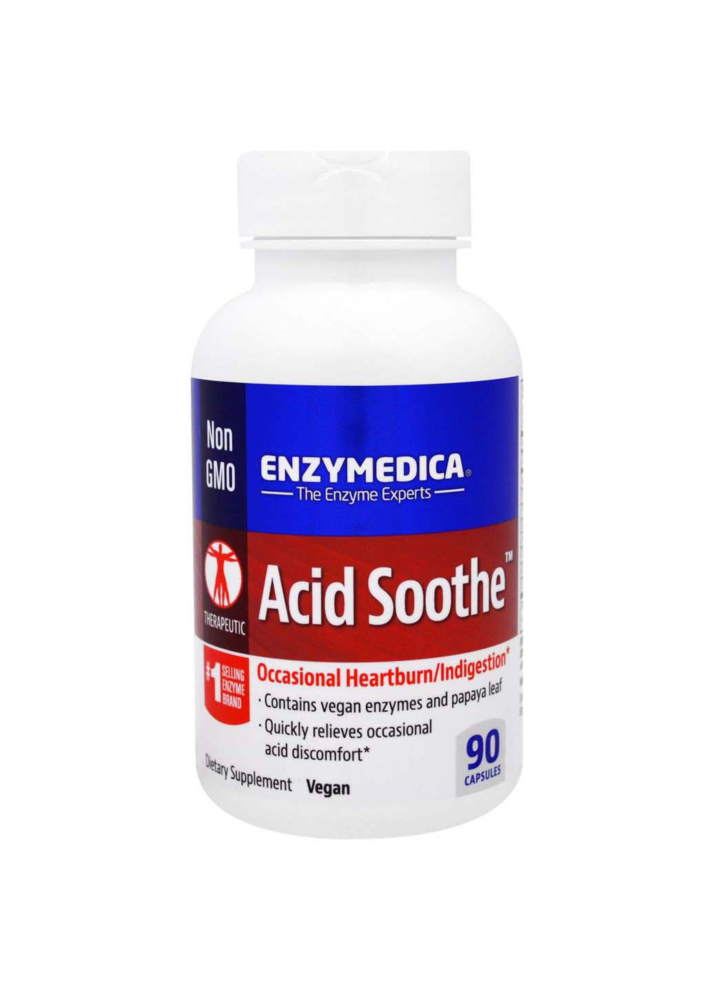 Энзимы Acid Soothe 90 капсул Enzymedica (260008291)