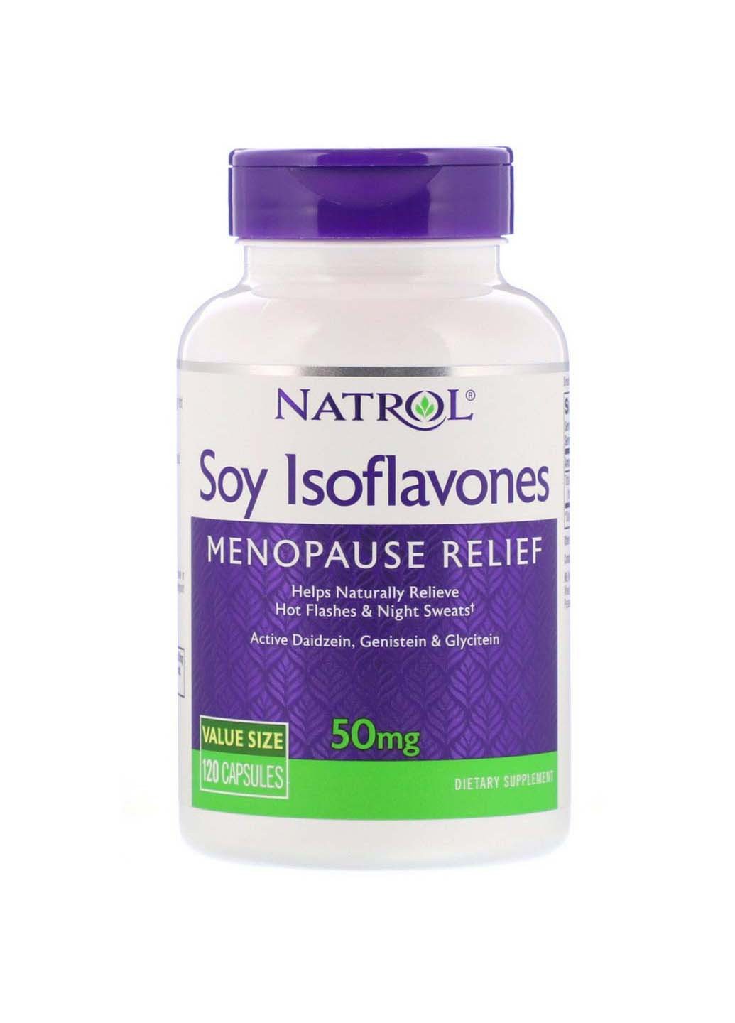 Изофлавоны сои Soy Isoflavones 50 мг 120 капсул Natrol (260008270)