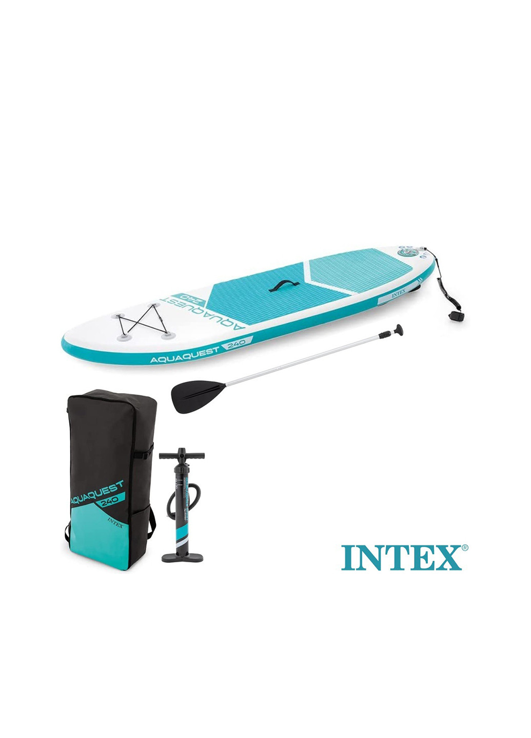 SUP-борд надувна дошка для плавання/серфінгу 68241 Intex (259982249)