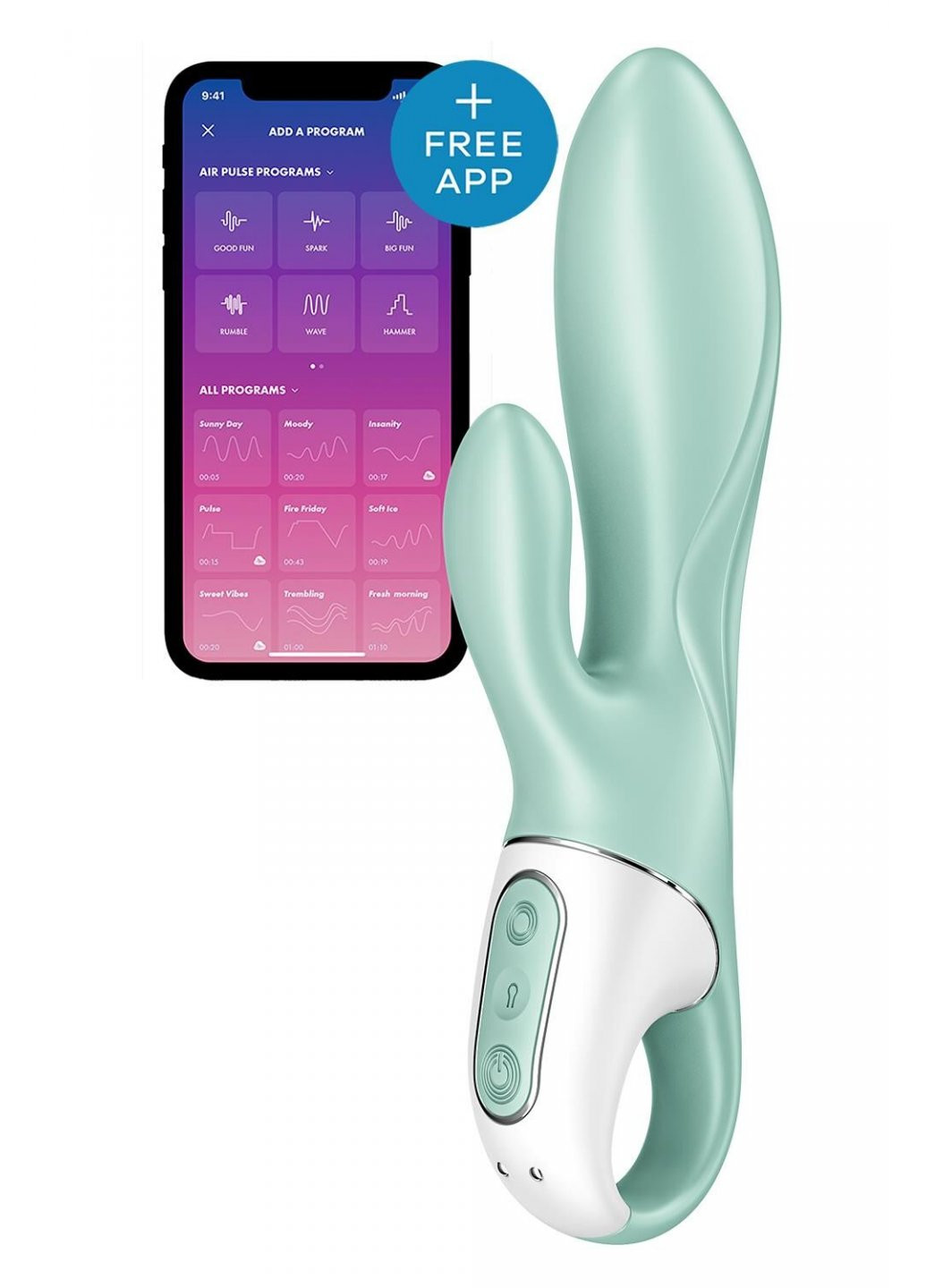 Вібратор-кролик Air Pump Bunny 5+ Satisfyer (259968570)