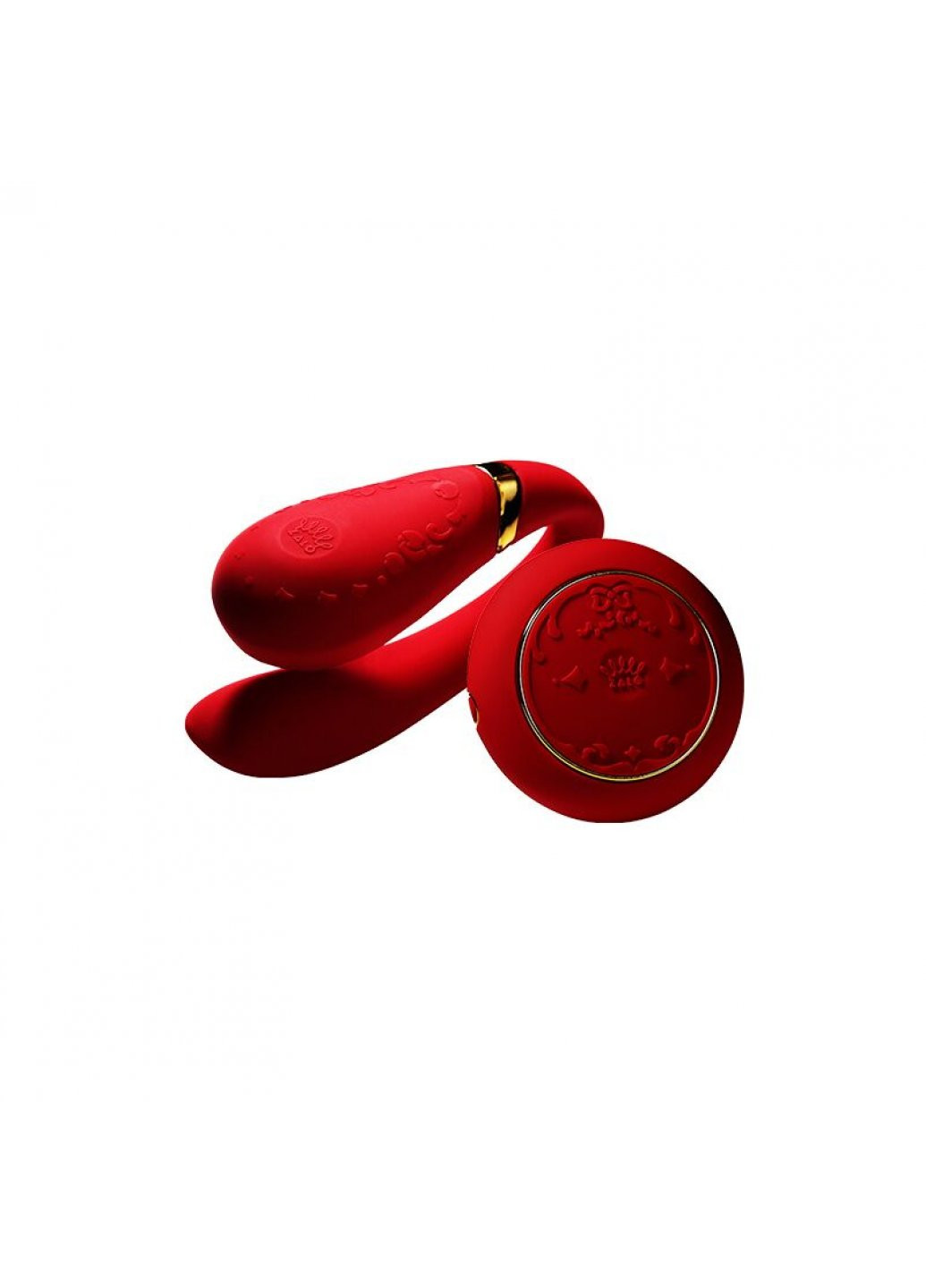 Смартвібратор для пар - Fanfan set Bright Red, пульт ДУ Zalo (259968850)