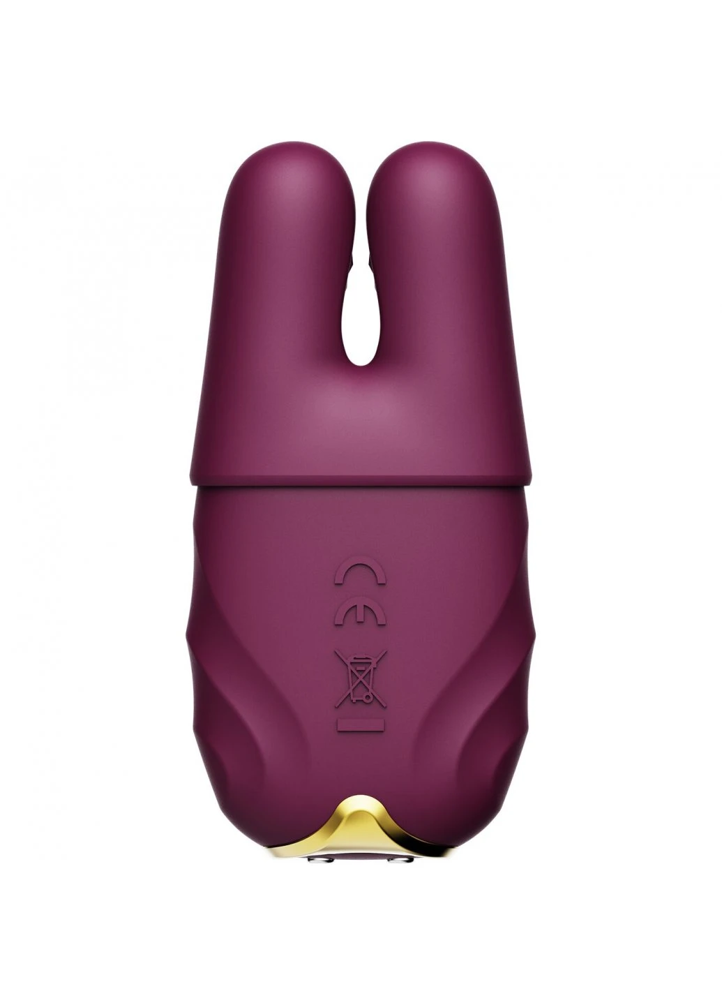 Смарт-вибратор для груди - Nave Velvet Purple, пульт ДУ, работа через приложение Zalo (259968832)
