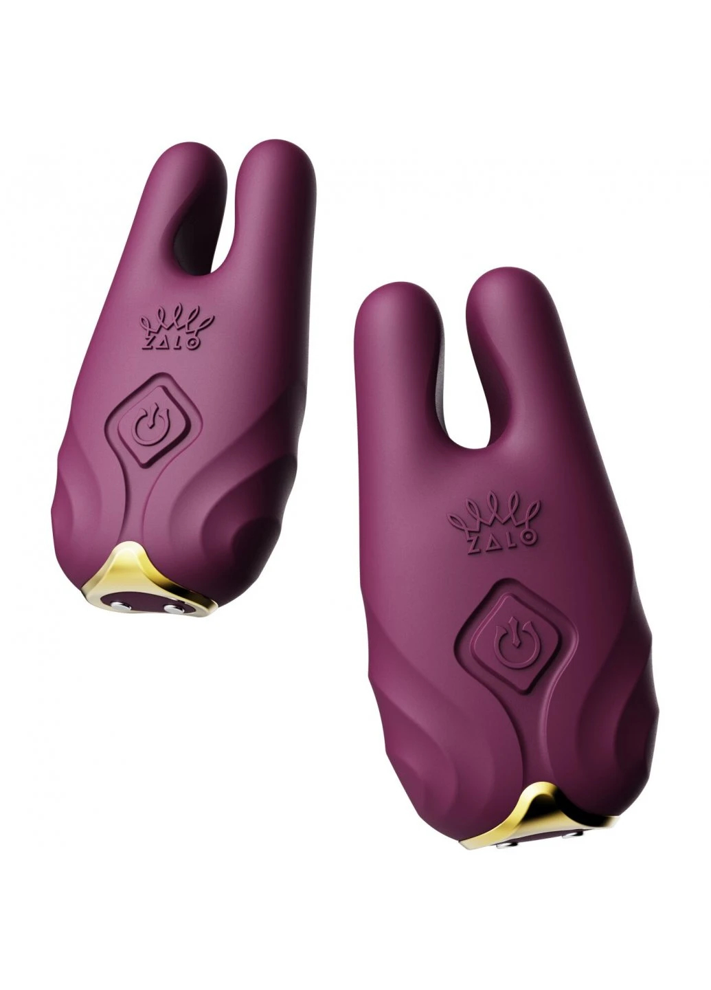 Смарт-вибратор для груди - Nave Velvet Purple, пульт ДУ, работа через приложение Zalo (259968832)