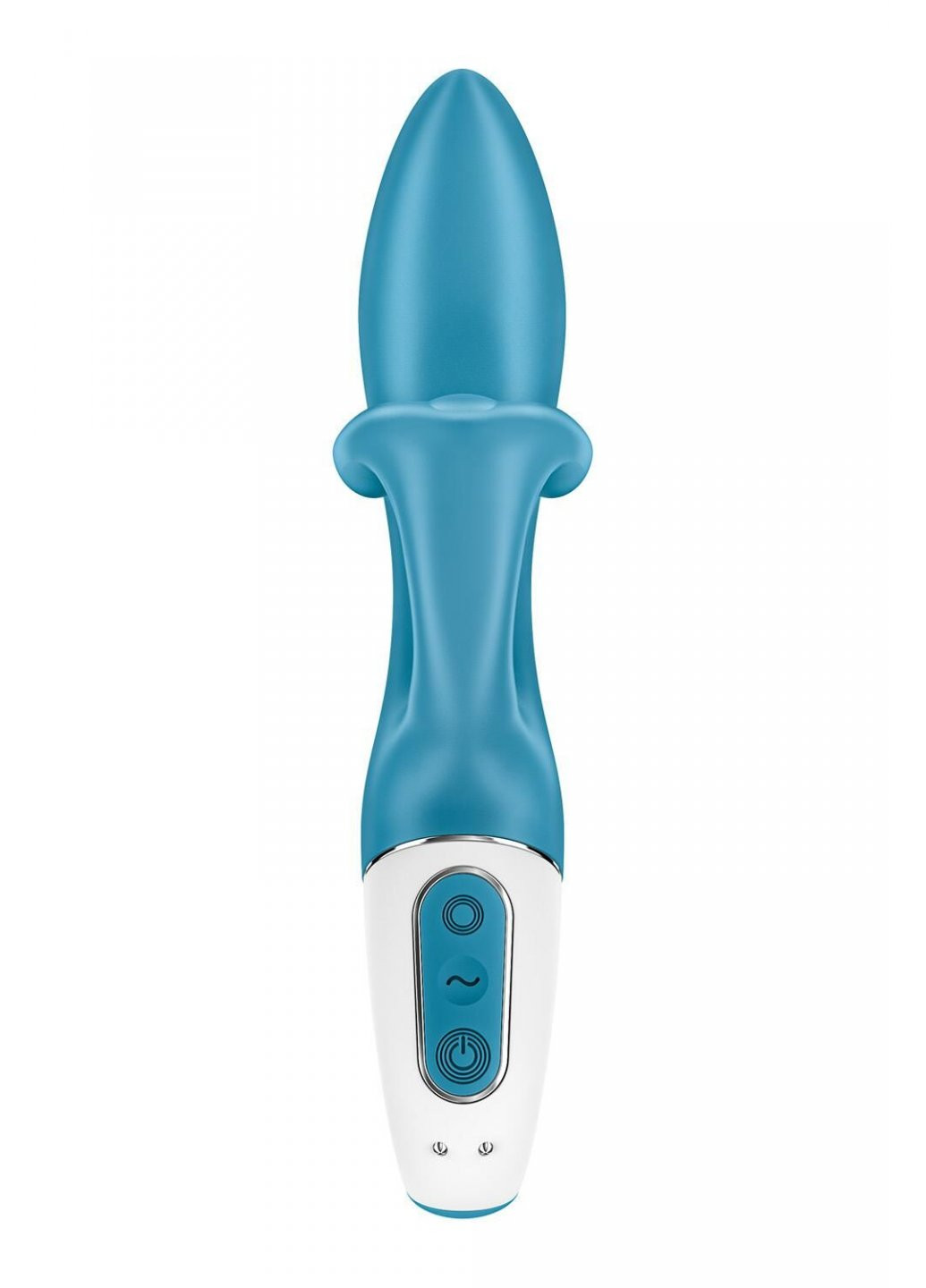 Вібратор кролик із потрійним відростком Embrace me Turquoise, 2 мотори, діаметр 3,6 см Satisfyer (259968660)