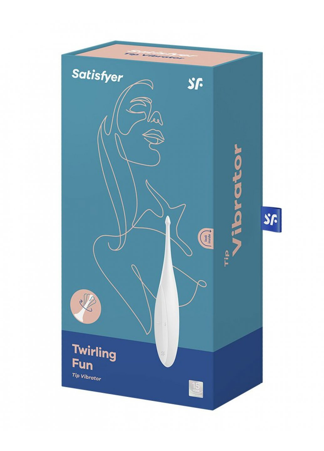 Вибратор для клитора Twirling Fun White Satisfyer (259968563)