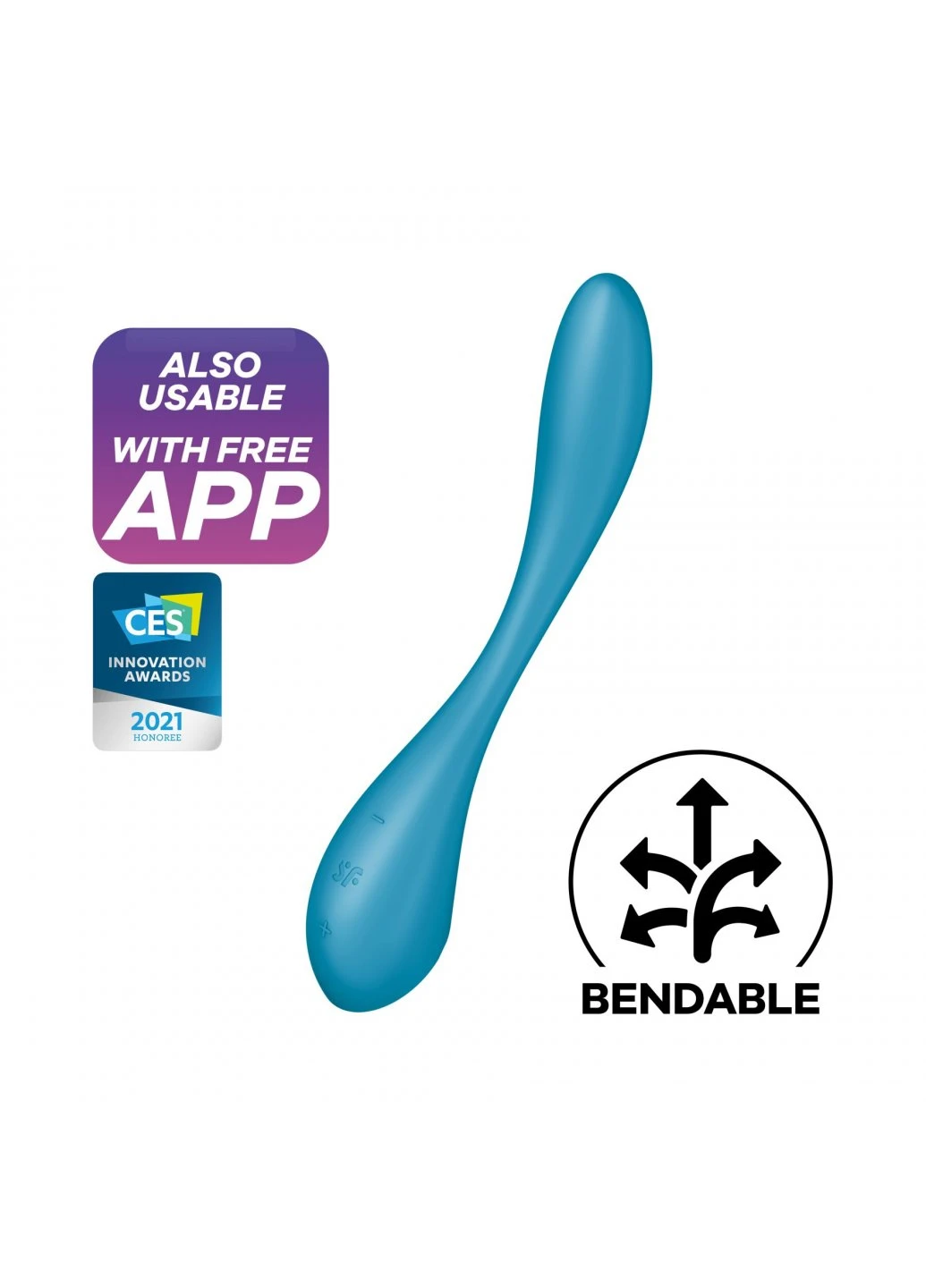 Універсальний вібратор G-Spot Flex 5+ Petrol Satisfyer (259968564)