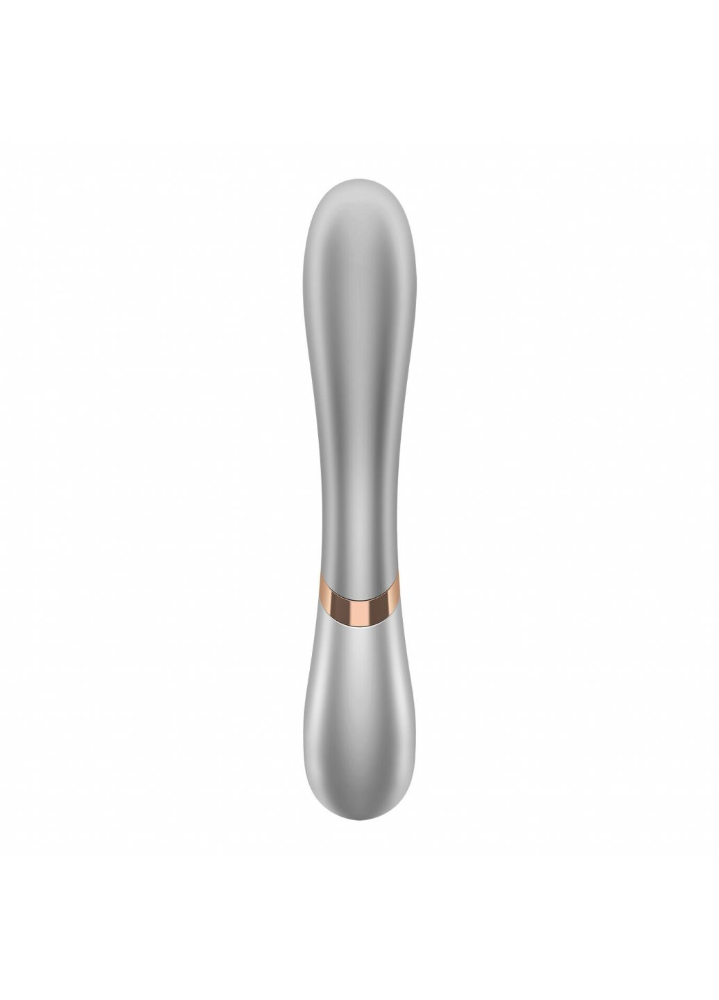 Смарт вибратор-кролик с подогревом Hot Lover Silver Satisfyer (259968708)
