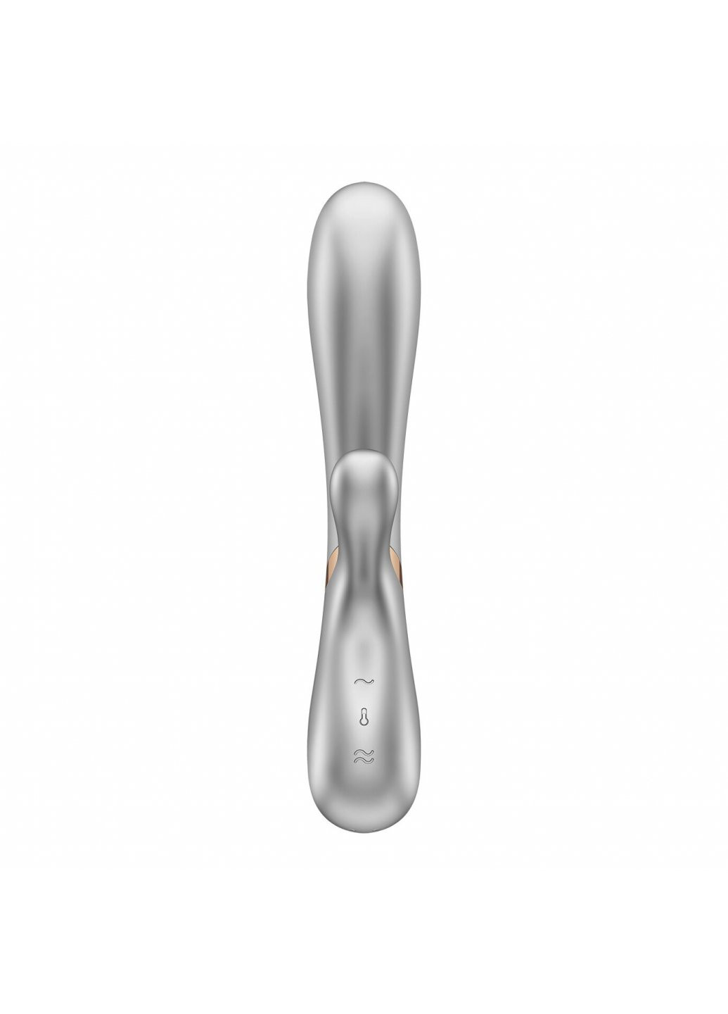 Смарт вибратор-кролик с подогревом Hot Lover Silver Satisfyer (259968708)