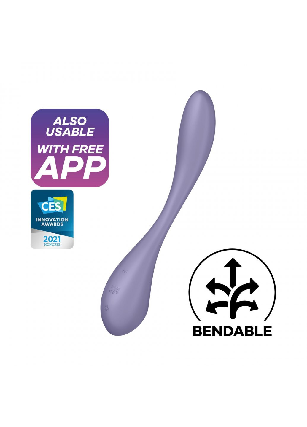 Универсальный вибратор G-Spot Flex 5+ Lilac Satisfyer (259968597)