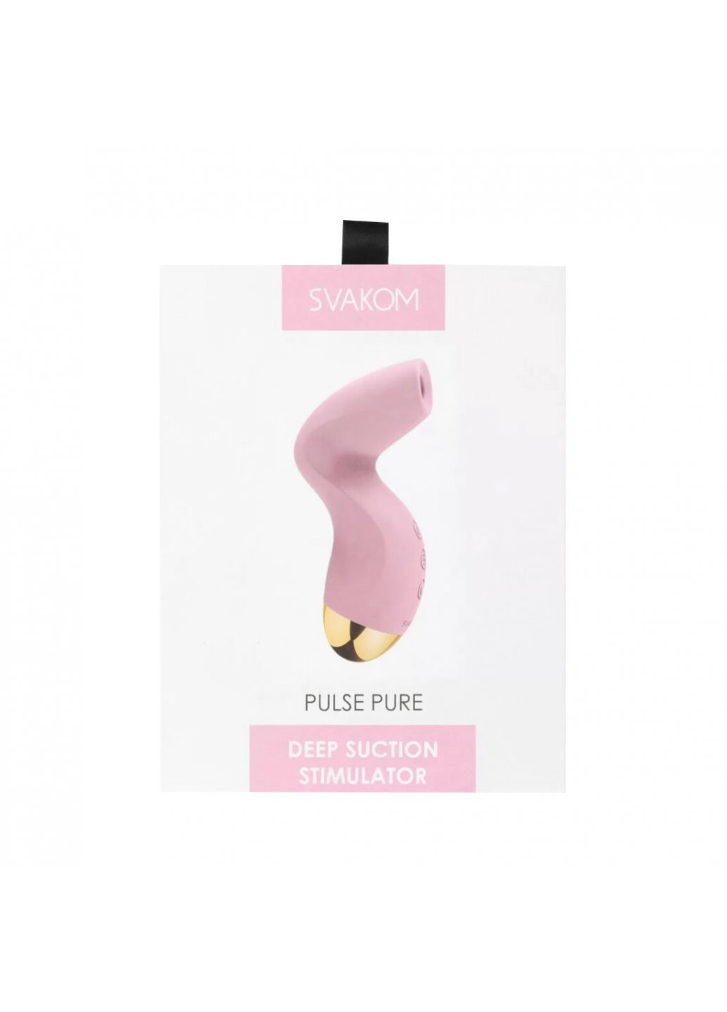 Вакуумный клиторальный стимулятор Pulse Pure Pale Pink, 5 режимов, 5 интенсивностей в каждом Svakom (259968770)