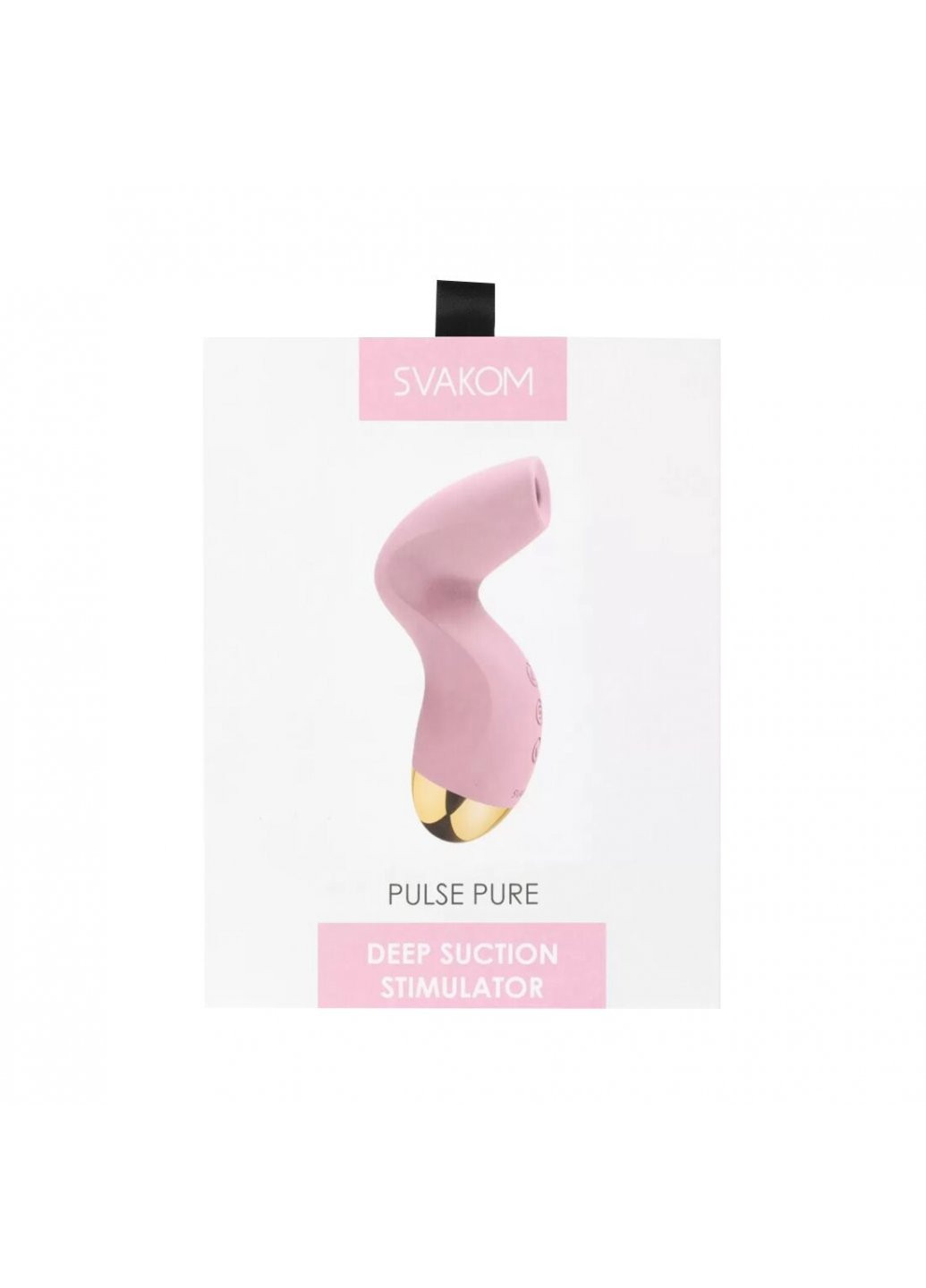 Вакуумний кліторальний стимулятор Pulse Pure Pale Pink, 5 режимів, 5 інтенсивностей у кожному Svakom (259968770)