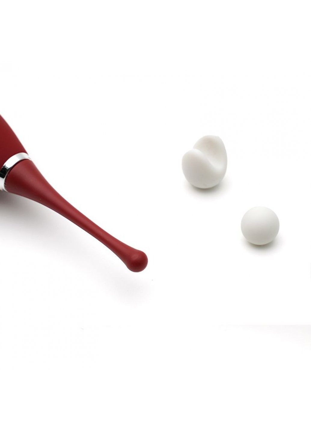 Кліторальний вібратор C-King, з двома дод. насадками, потужна точкова стимуляція KissToy (259968788)