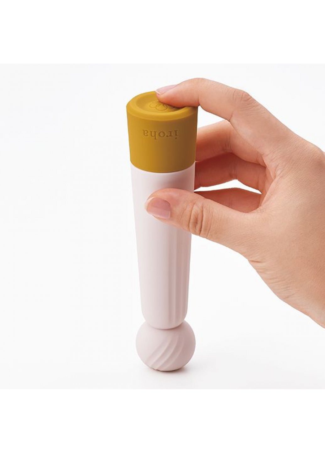 Мінівібратор IROHA RIN Kogane з екстра м'яким кінчиком, 4 режими роботи, на батарейках LOVECRAFT (259968822)