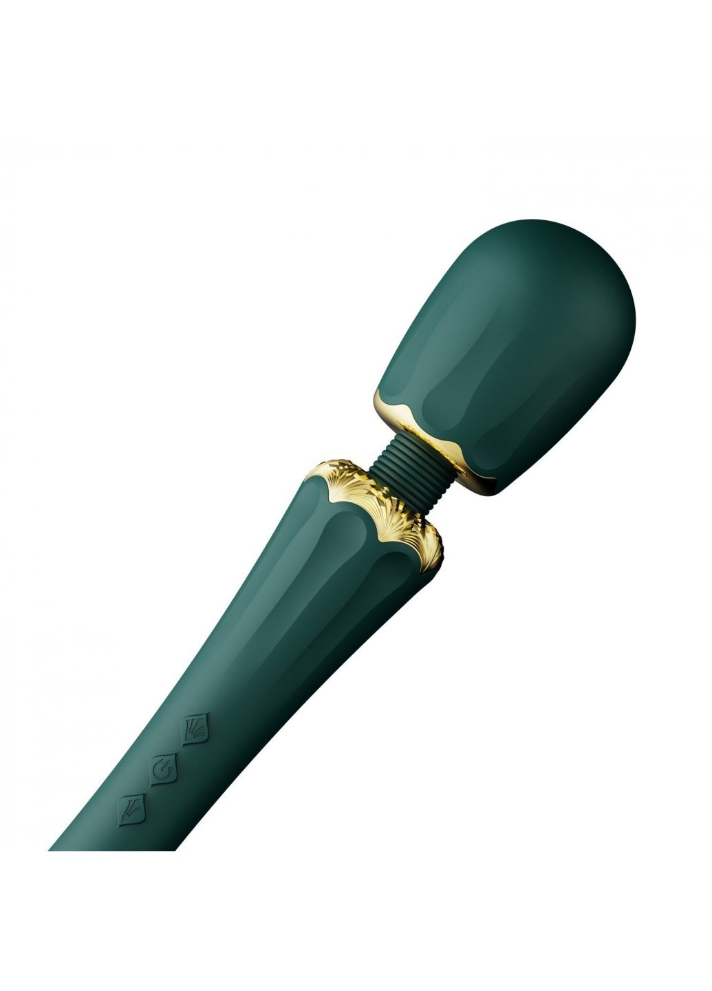 Вибромассажер с насадками — Kyro Wand Turquoise Green Zalo (259968844)