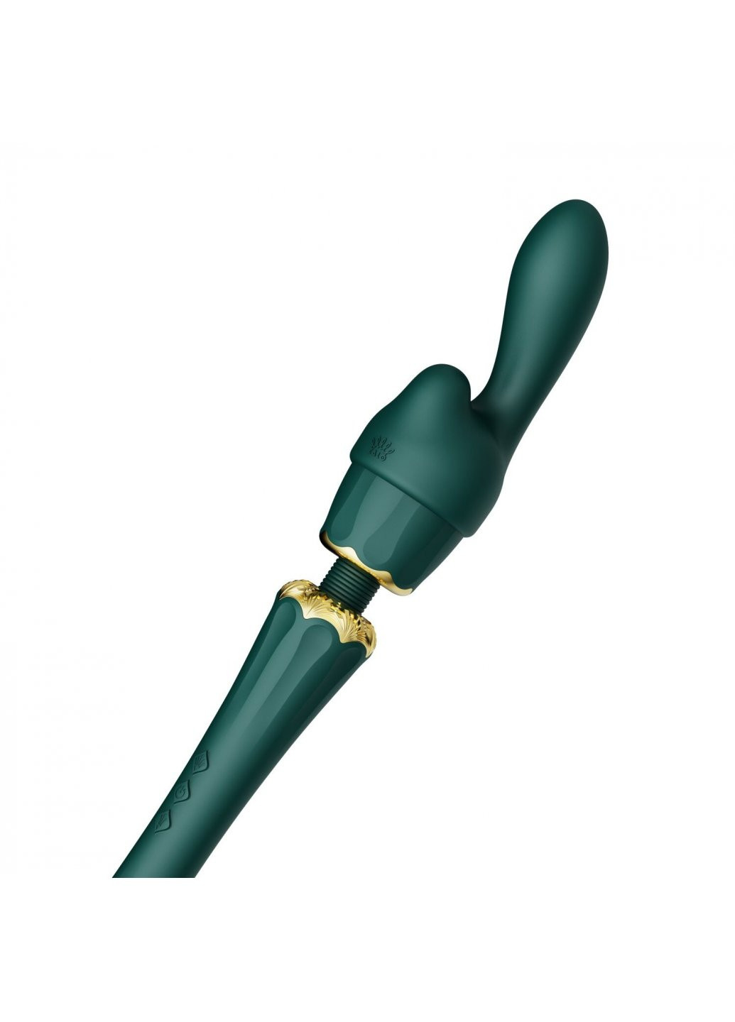 Вибромассажер с насадками — Kyro Wand Turquoise Green Zalo (259968844)