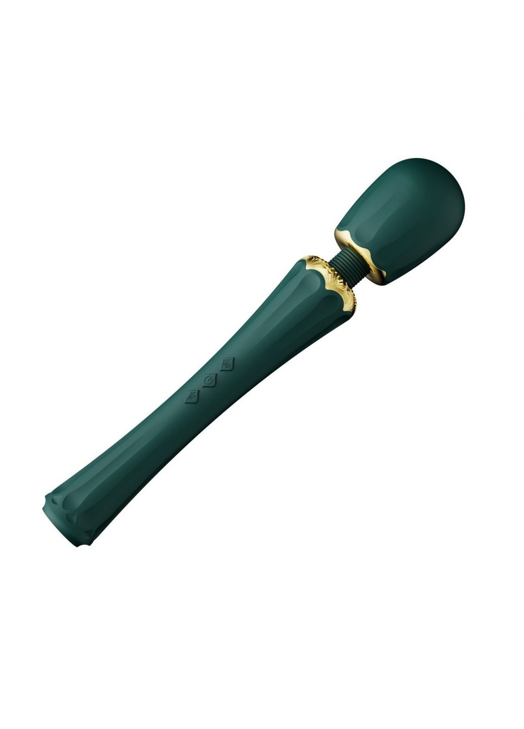 Вібромасажер з насадками - Kyro Wand Turquoise Green Zalo (259968844)