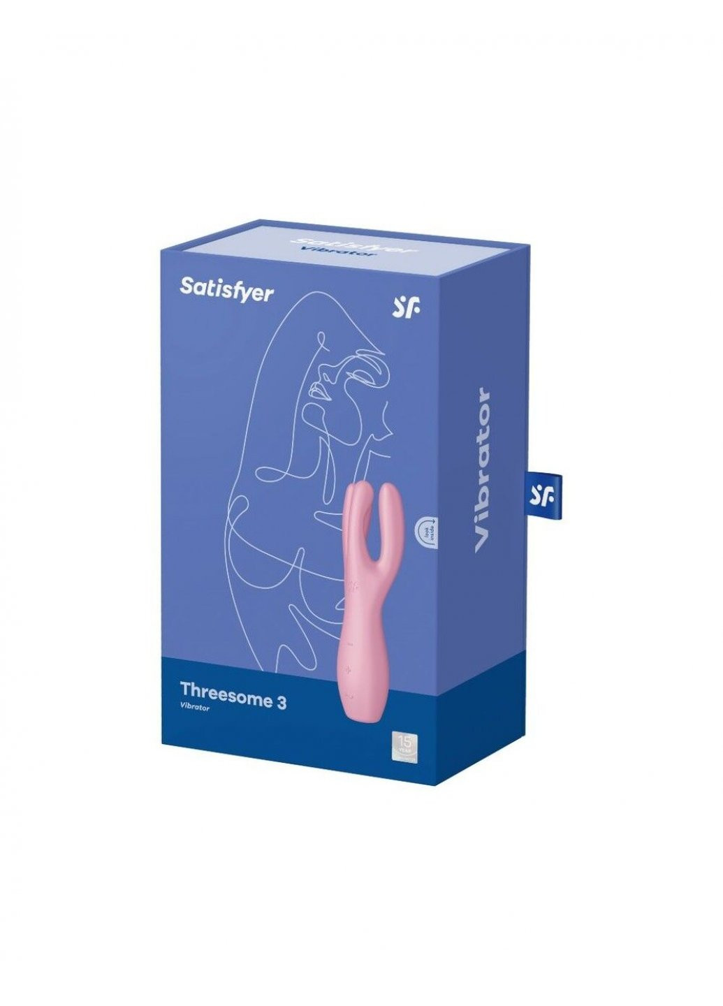 Клиторальный вибратор Threesome 3 Pink с тремя пальчиками Satisfyer (259968578)