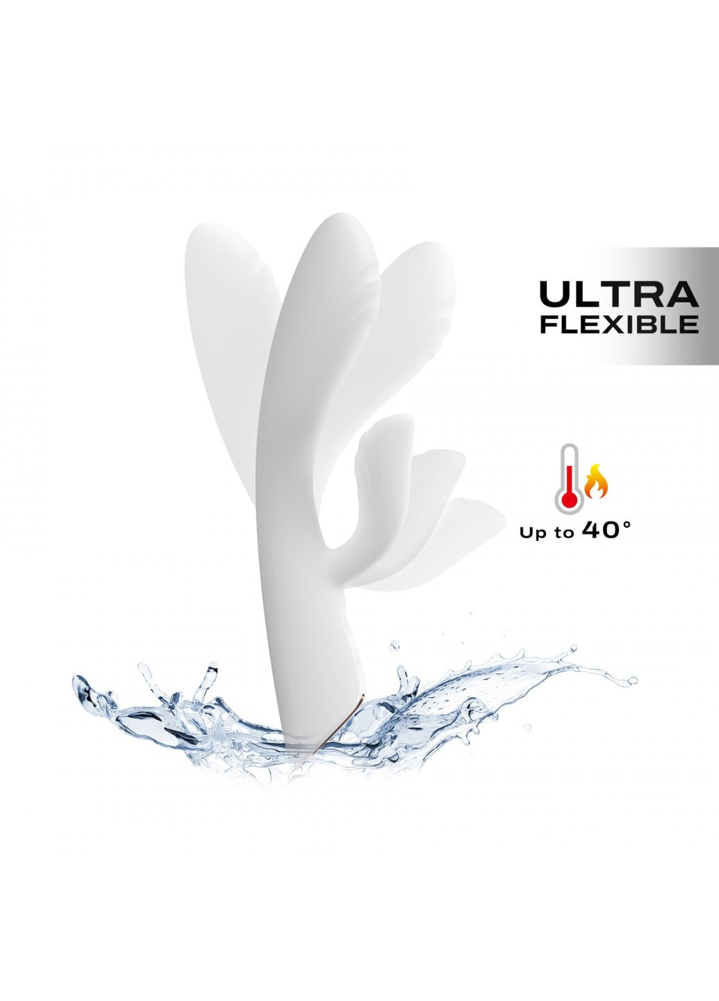 Вибратор-кролик FLEXI RABBIT WHITE Dorcel (259968533)