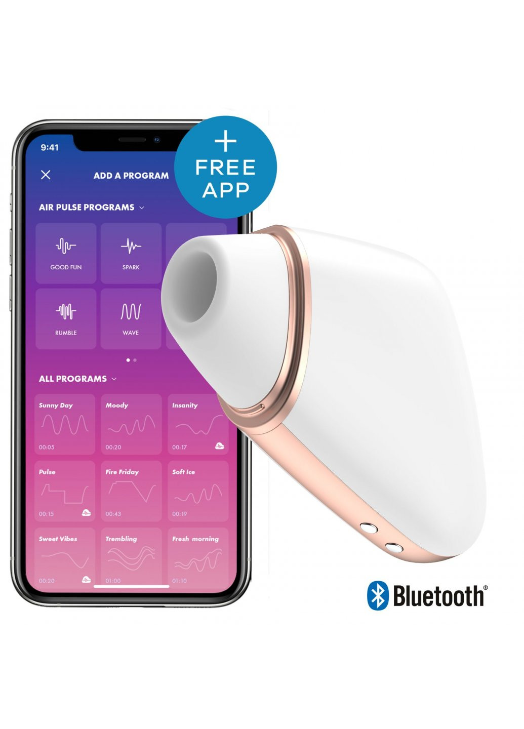 Вакуумний кліторальний стимулятор Love Triangle White Satisfyer (259968580)