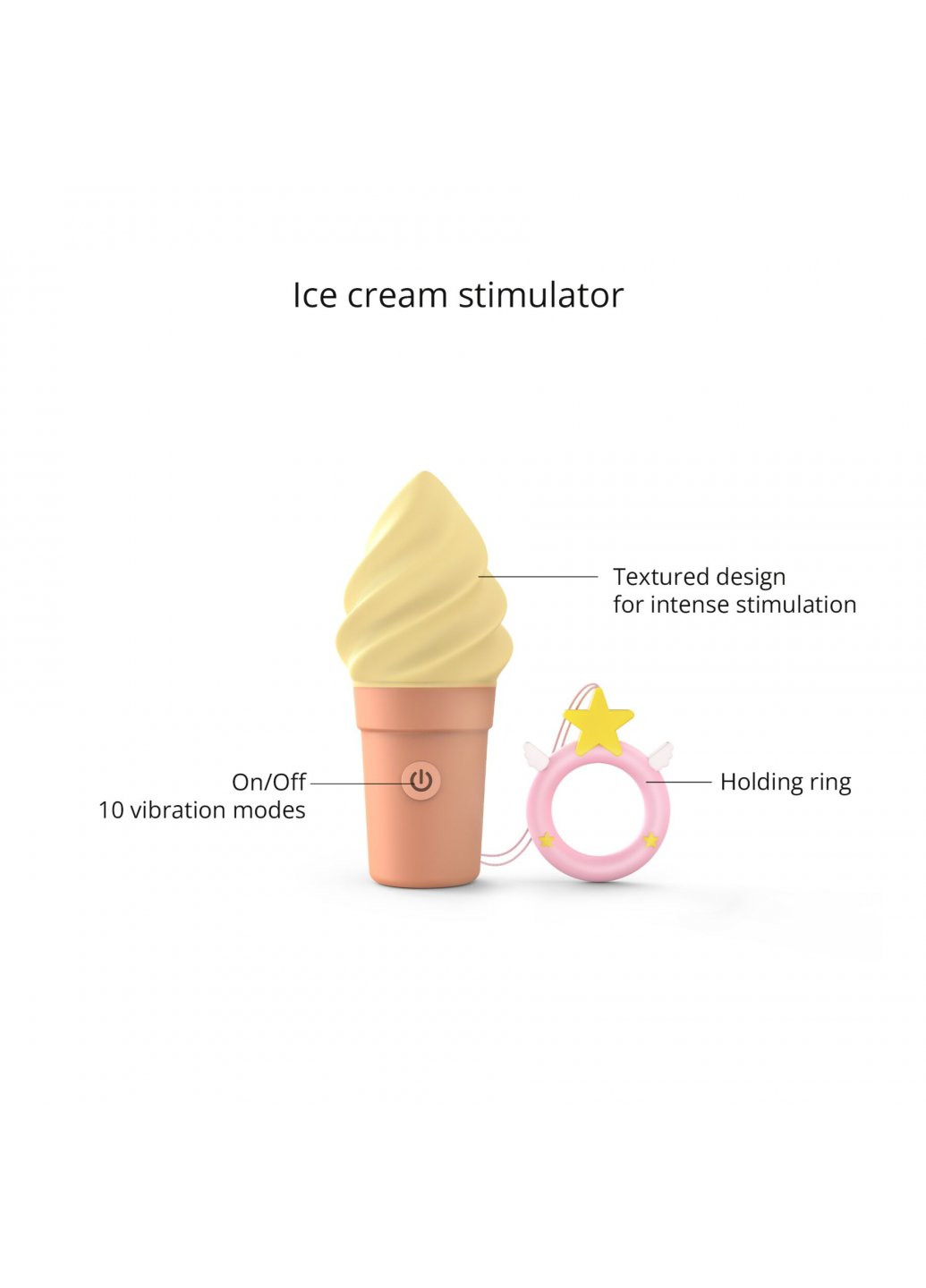 Вибратор CAND'ICE - VANILLA POP Love To Love (259968886)