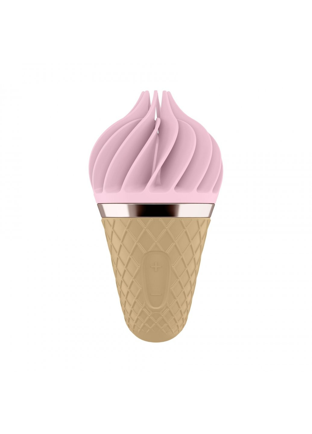 Мороженка спиннатор Lay-On - Sweet Treat Pink/Brown, 10 режимов работы, водонепроницаемая Satisfyer (259968711)