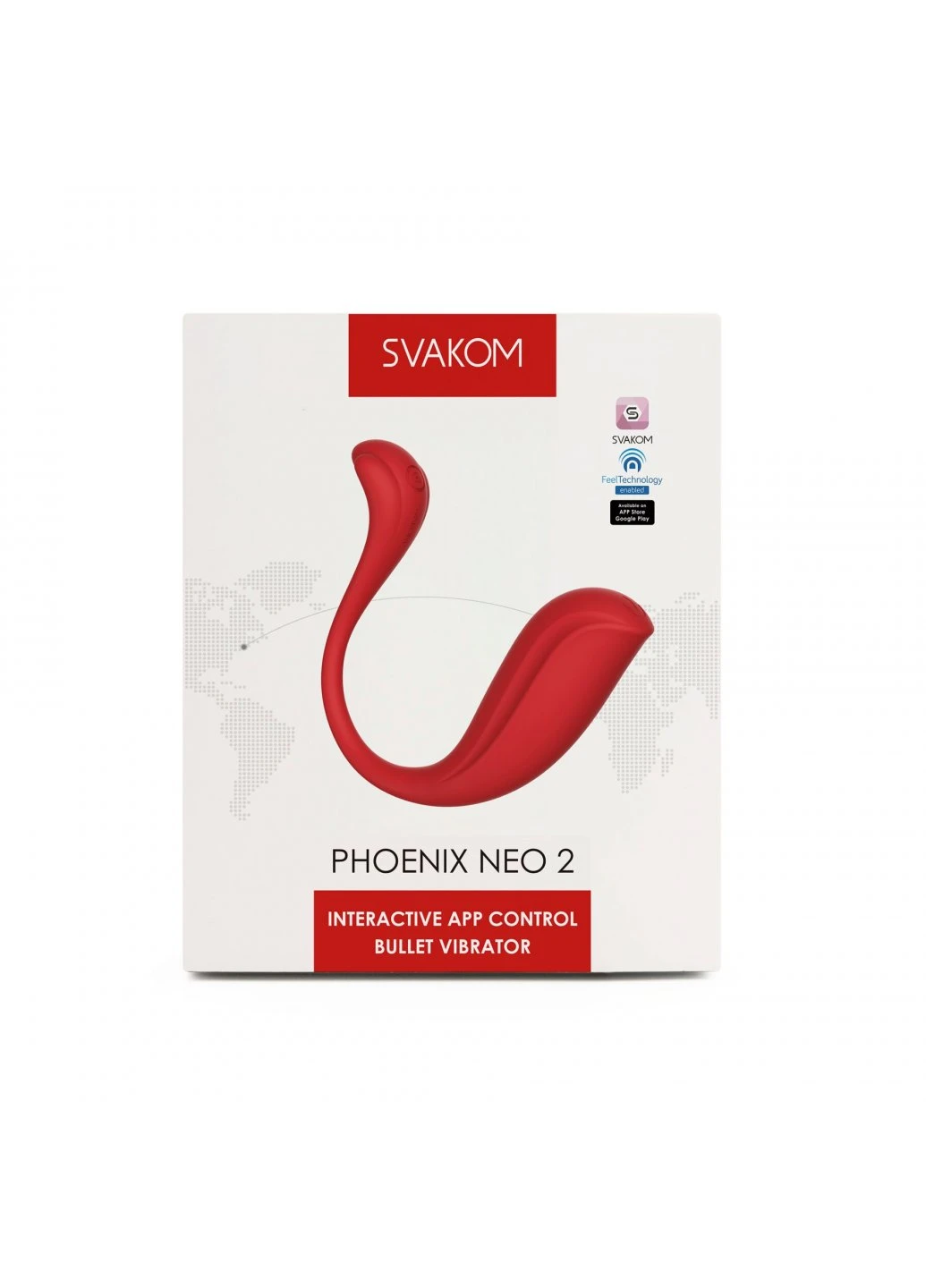 Інтерактивне віброяйце Phoenix Neo 2, оновлена модель Svakom (259968757)