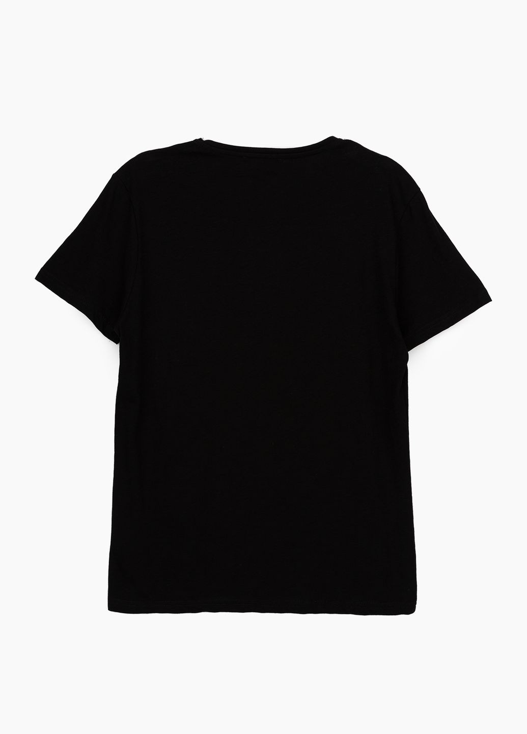 Чорна футболка Lenasso