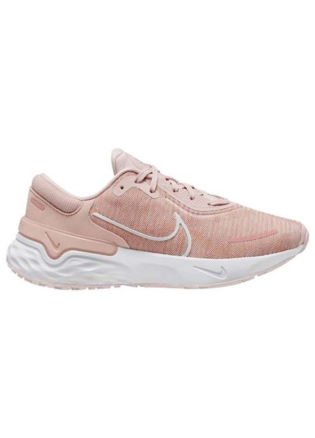 Рожеві осінні кросівки renew run 4 Nike