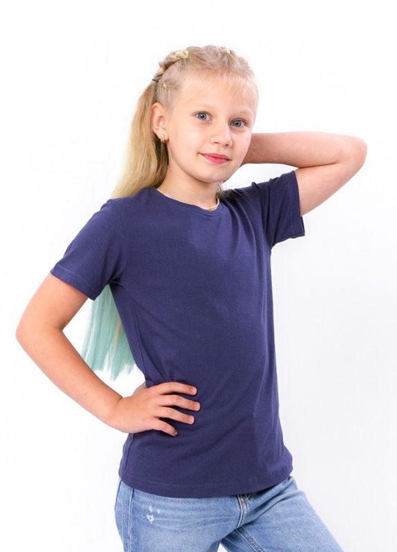 Синяя летняя футболка дитяча синій носи своє (6021-001-1-v20) Носи своє