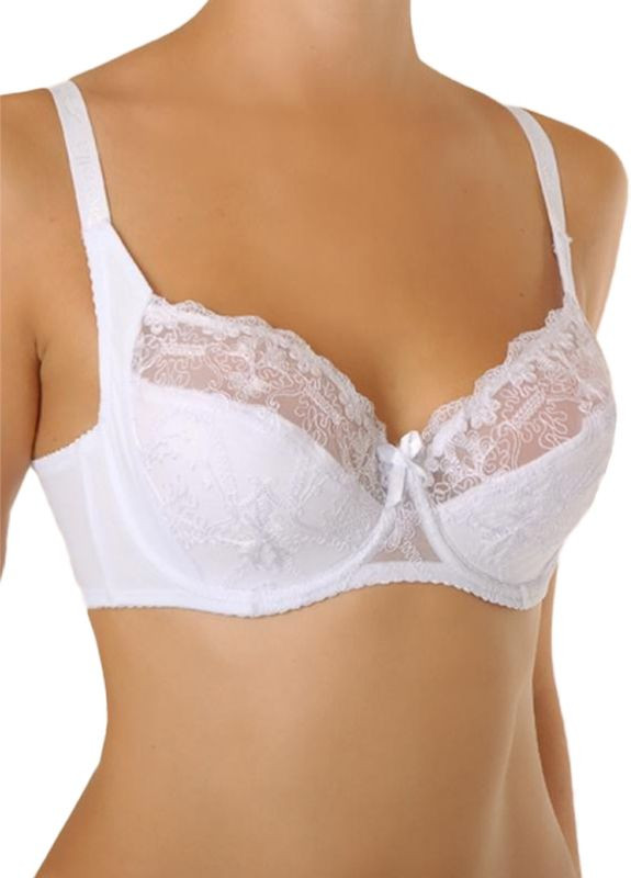 Білий бюстгалтер (чашка d) No Brand поліестер
