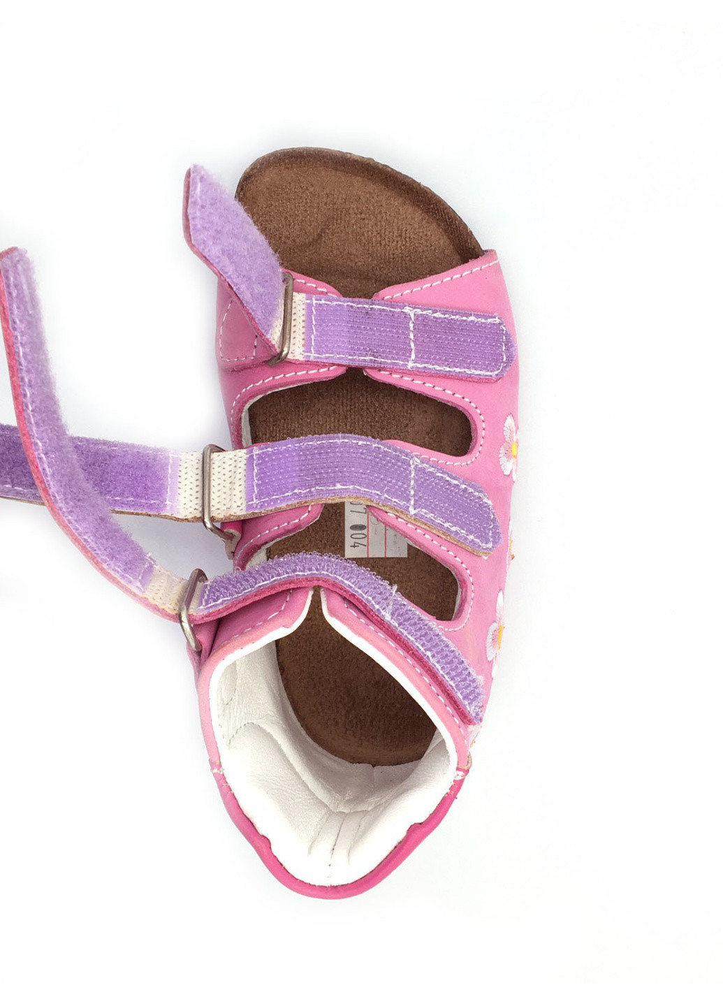 Розовые повседневные сандалии 4Rest-Orto на липучке