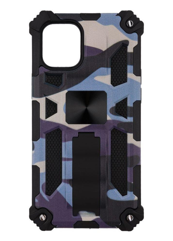 Противоударный чехол Shockproof Camouflage для iPhone 12 Mini Камуфляж Голубой No Brand (260026894)