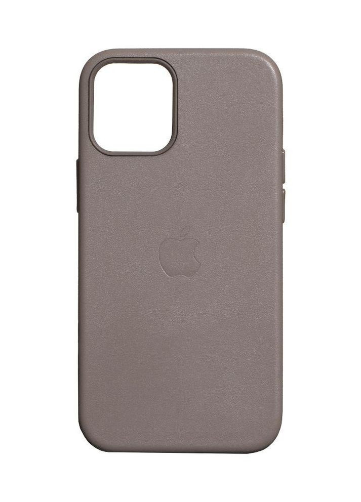 Шкіряний чохол Leather Case (AA) with MagSafe для IPhone 12 Mini Taupe Epic (260026910)