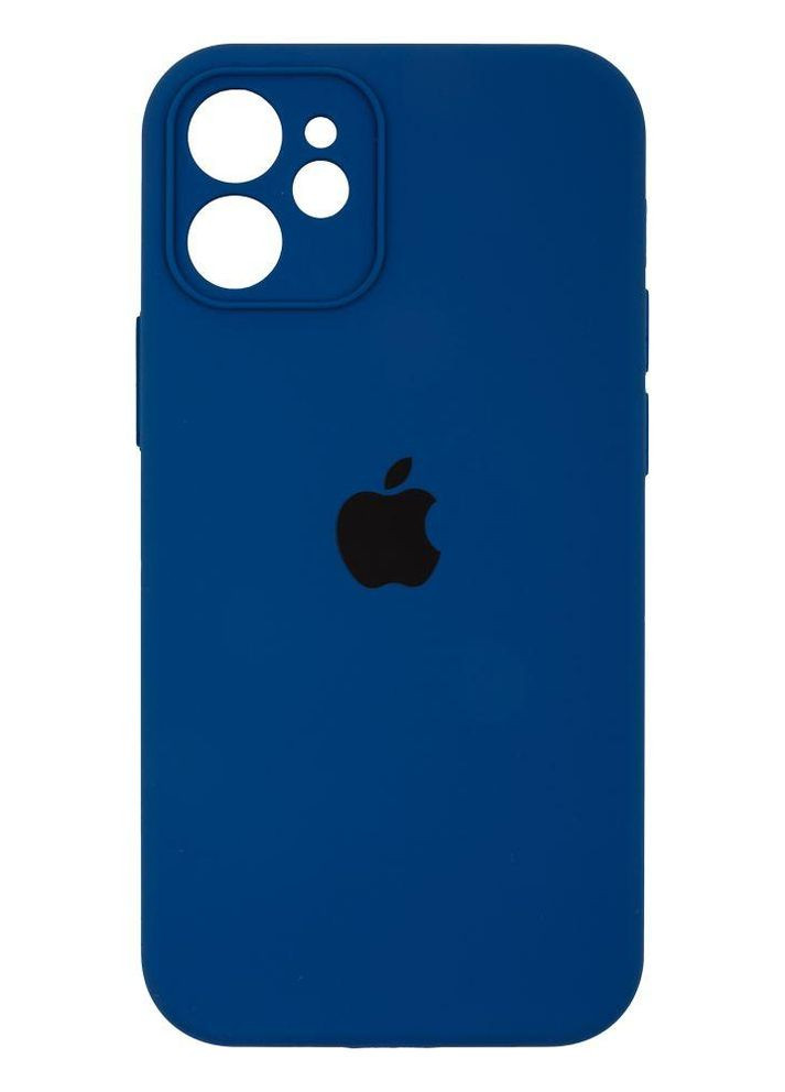 Силиконовый чехол Silicone Case Закрытая Камера для iPhone 12 Mini Blue Cobalt Epic (260026900)
