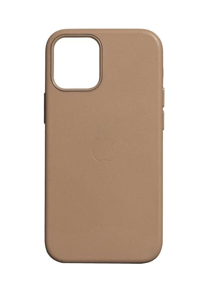 Кожаный Чехол Leather Case (AA) with MagSafe для IPhone 12 Mini Tan Epic (260026903)
