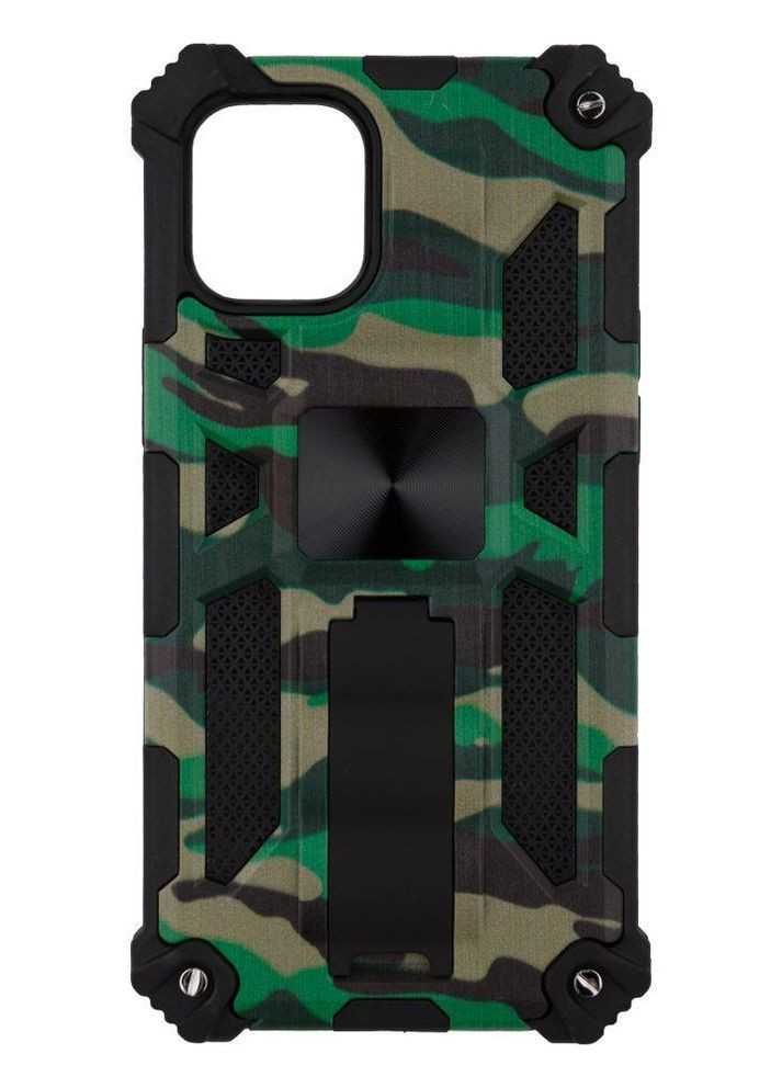 Протиударний Чохол Shockproof Camouflage для iPhone 12 Mini Камуфляж Зелений No Brand (260026896)