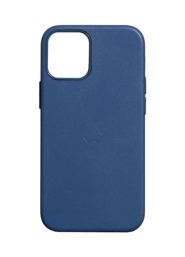 Кожаный Чехол Leather Case (AA) with MagSafe для IPhone 12 Mini Cold Blue Epic (260026901)