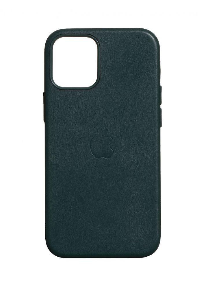 Шкіряний чохол Leather Case (AA) with MagSafe для IPhone 12 Mini Forest Green Epic (260026904)