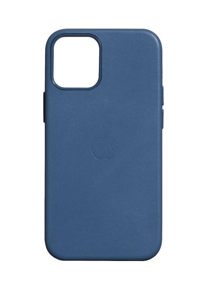 Шкіряний чохол Leather Case (AA) with MagSafe для IPhone 12 Mini Cosmos Blue Epic (260026905)