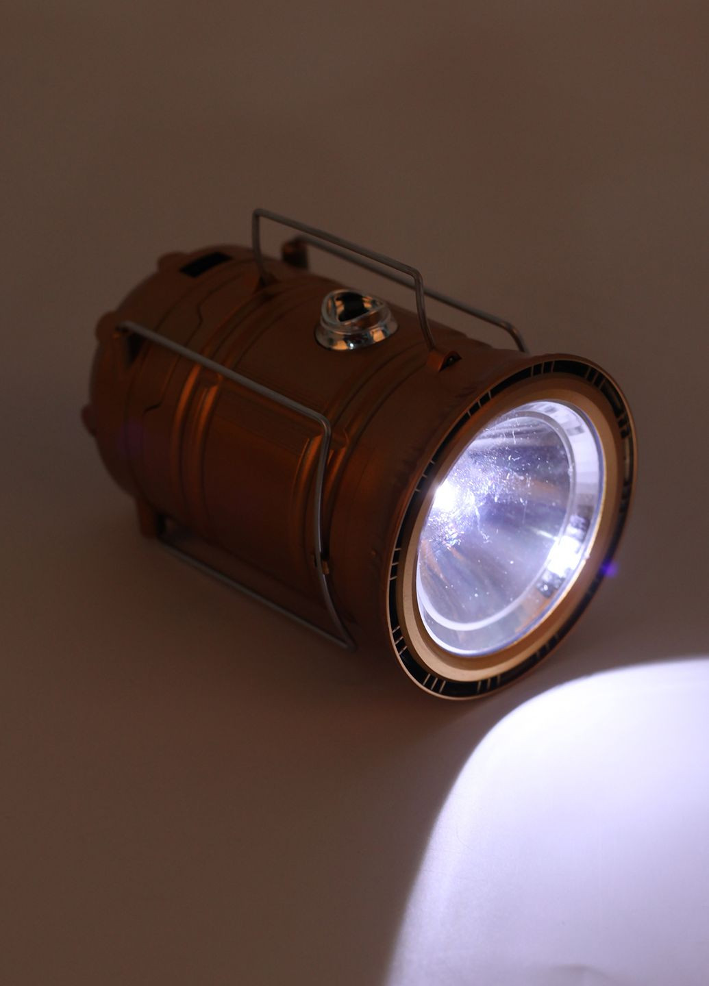 Кемпинговый LED фонарь MH-5800T с аккумуляторным USB с солнечной панелью MH-5800T No Brand (260027938)
