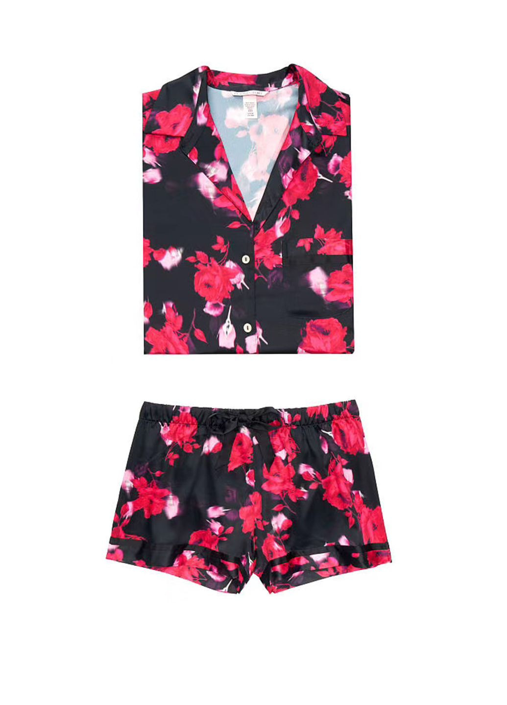 Комбинированная всесезон пижама 28363 темно-красный Victoria's Secret