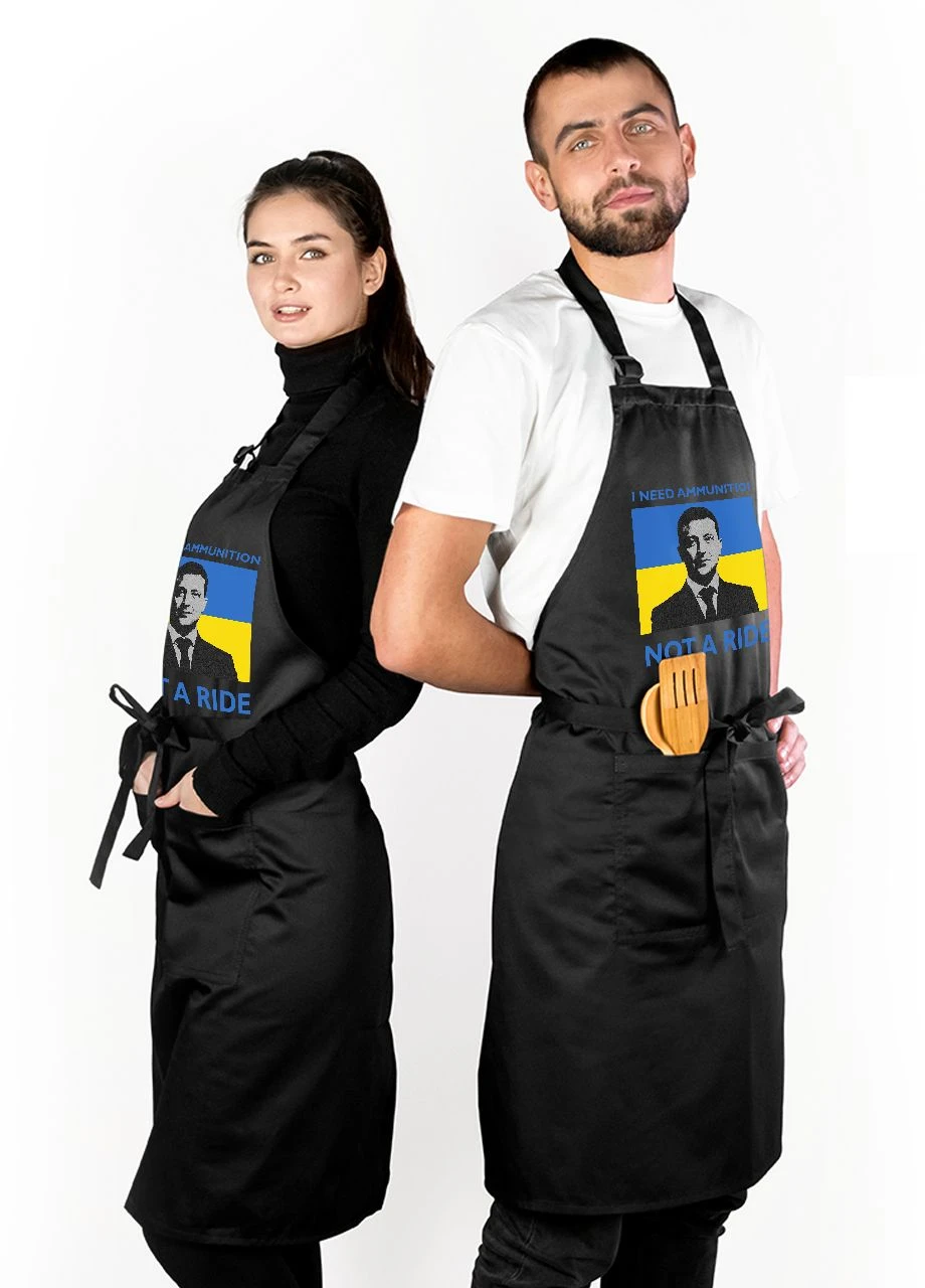 Фартук длинный с карманом Мне нужно оружие, а не эвакуация (35486-3675) MobiPrint (260042491)