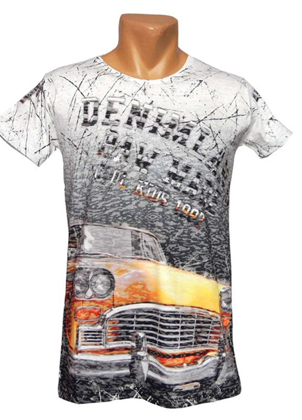 Комбинированная мужская футболка с коротким рукавом MASTIFF