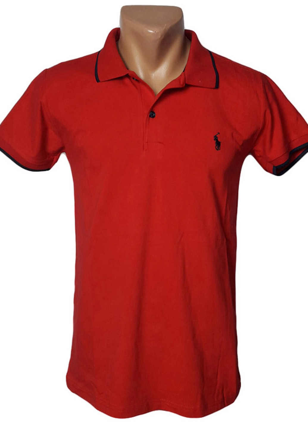 Червона футболка поло з коротким рукавом Sport Line