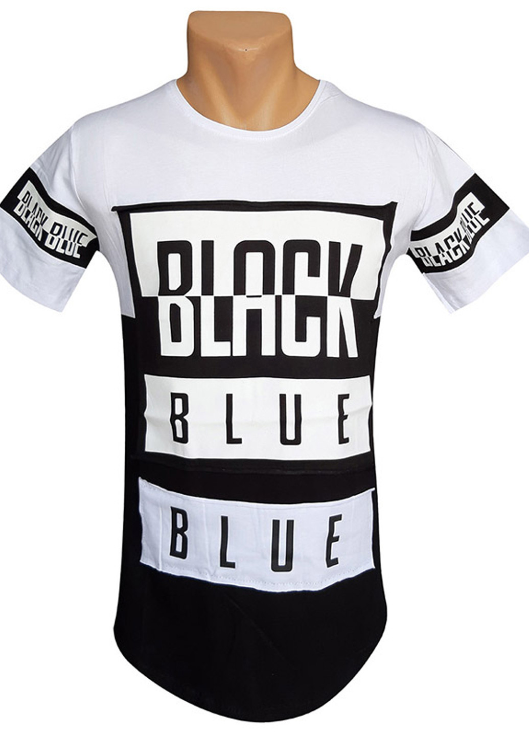 Белая обтягивающая футболка с коротким рукавом Vip Star Collection