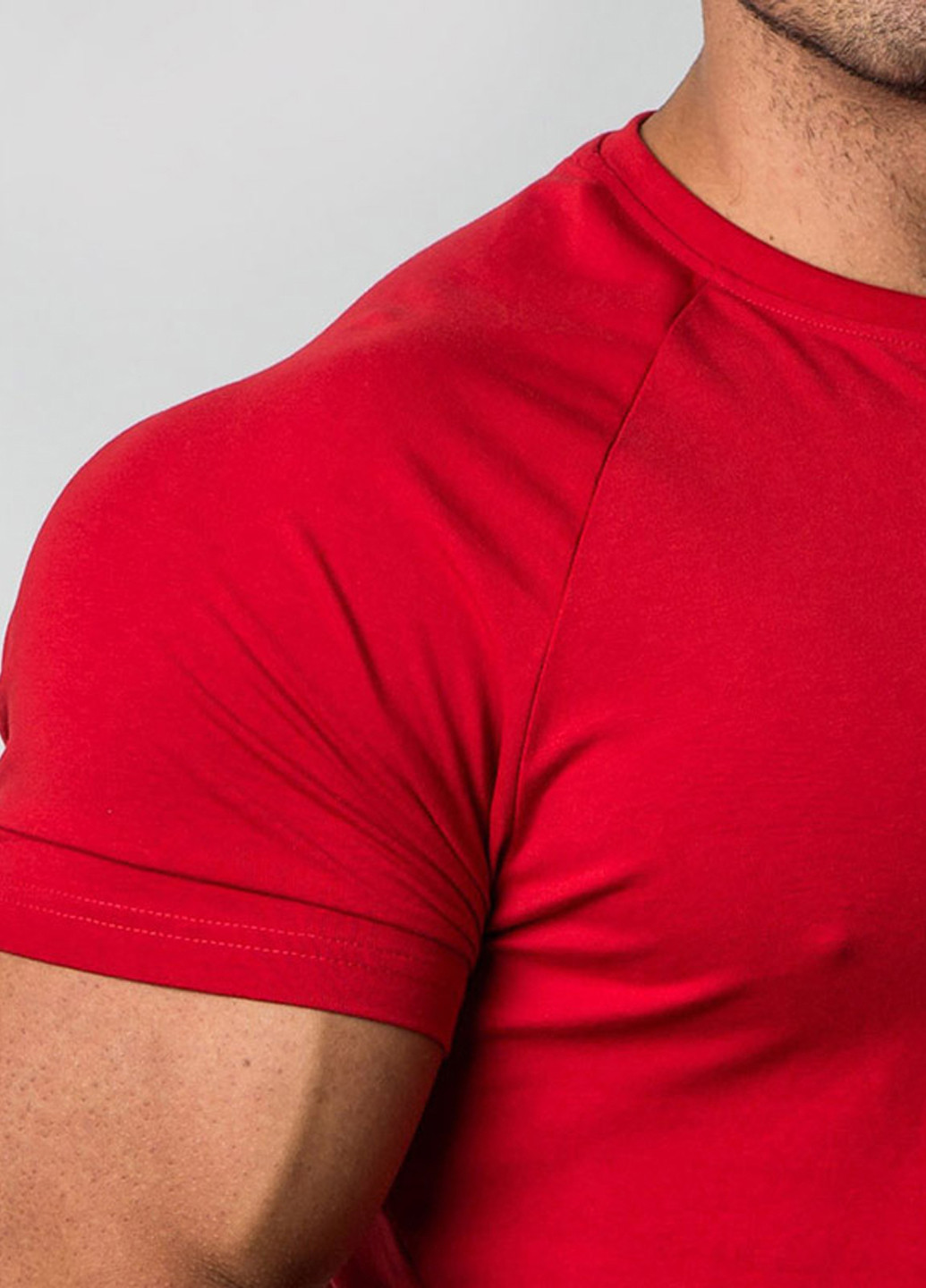 Червона червона футболка з коротким рукавом Alpha